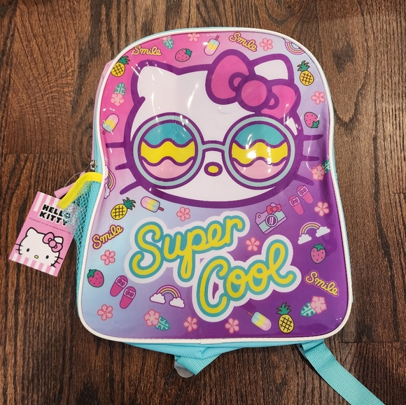 Sanrio Hello Kitty backpack pink aqua - Picture 1 of 4